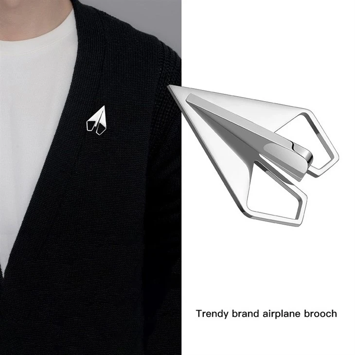 Material Of Titanium Steel Airplane Brooch factory