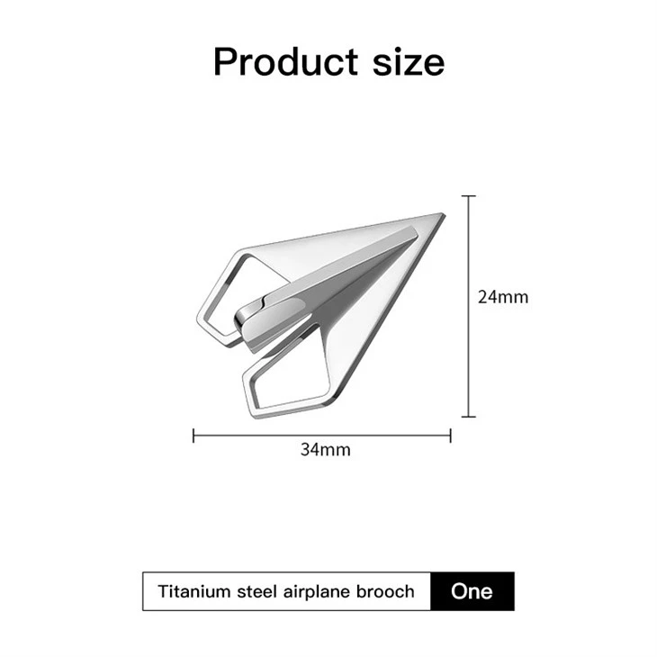 Material Of Titanium Steel Airplane Brooch best