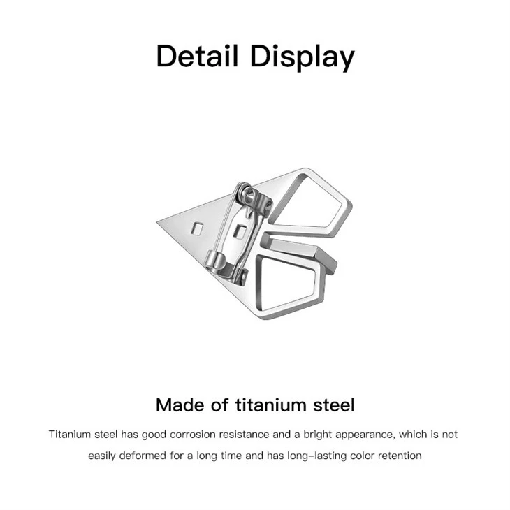 Material Of Titanium Steel Airplane Brooch suppliers